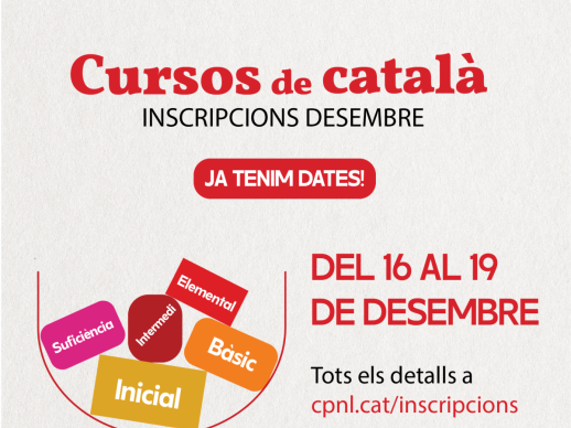 A Abrera apostem per la formació dels nostres veïns i veïnes! Durant el mes de desembre des de l'Oficina de Català d'Abrera obrirem el termini d’inscripció per a les classes del segon trimestre del curs 2025-2026