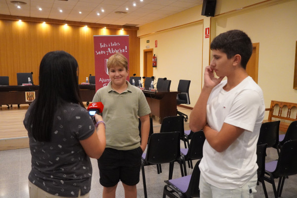Entrega de la bandera d'Abrera al nostre consistori