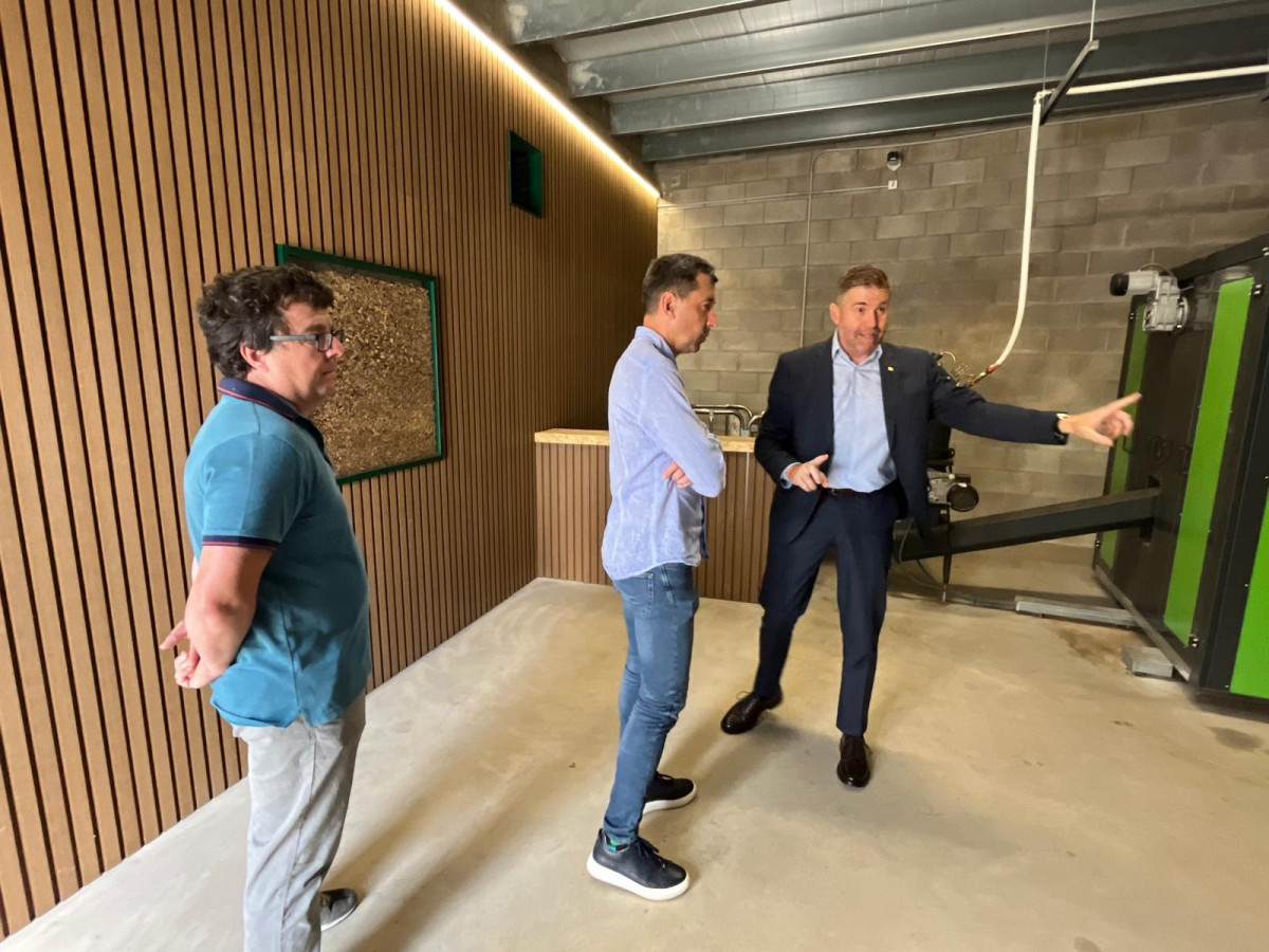 Rebem la visita de l’alcalde de Berga, Ivan Sànchez, i el regidor d'Esports, Guillem Canal