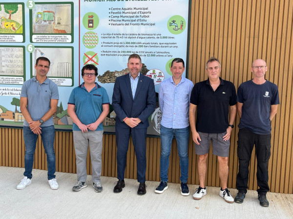 Rebem la visita de l’alcalde de Berga, Ivan Sànchez, i el regidor d'Esports, Guillem Canal