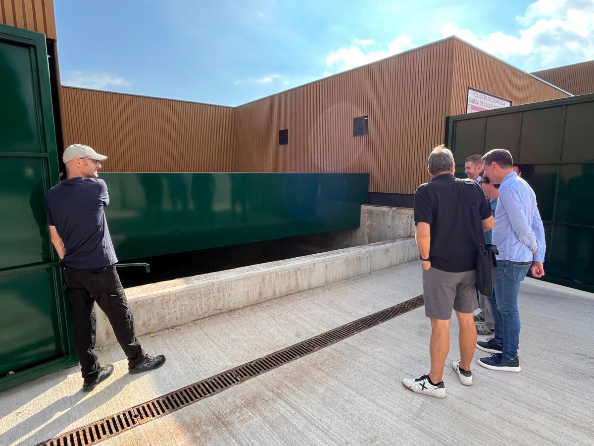 Rebem la visita de l’alcalde de Berga, Ivan Sànchez, i el regidor d'Esports, Guillem Canal