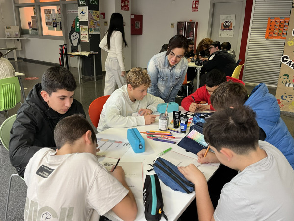 Continuem impulsant l'activitat 'Descoberta del Casal de Joves d'Abrera' del curs 2025-2026, adreçada a l'alumnat de 1r d'ESO de l'Institut Voltrera