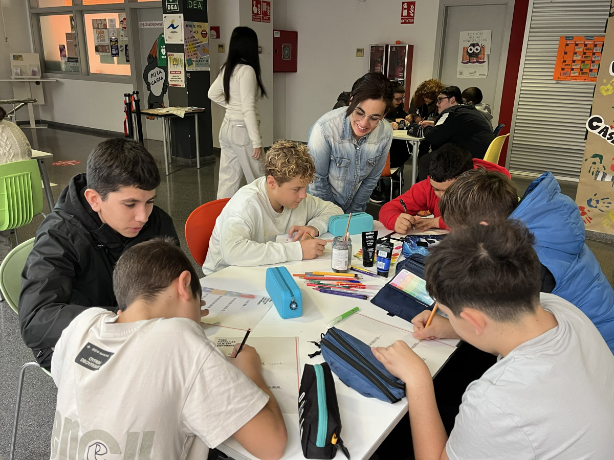 Continuem impulsant l'activitat 'Descoberta del Casal de Joves d'Abrera' del curs 2025-2026, adreçada a l'alumnat de 1r d'ESO de l'Institut Voltrera