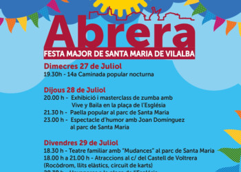 Programa de la Festa Major de Santa Maria