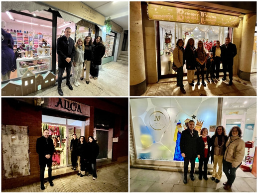 Ortega & Crochet, Perruqueria Donant Forma, Alicia Estética i Perruqueria Gaudí són els establiments guanyadors del 15è Concurs d’Aparadors Nadalencs d'Abrera. Enhorabona!