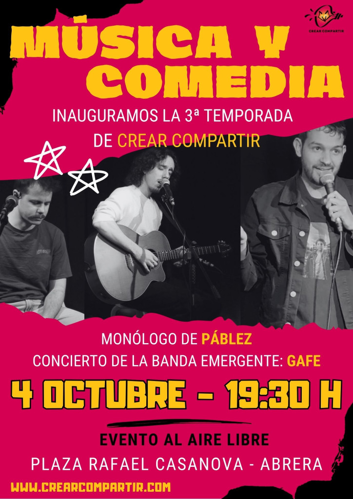 Inauguració 3a temporada Crear Compartir - Música i Comèdia