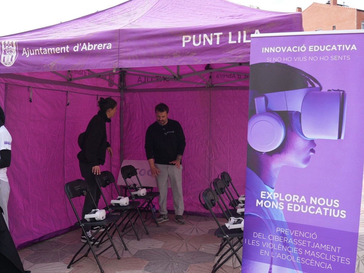 Abrera Municipi 100% Feminista! Omplim els nostres carrers de color lila en la VIII Marxa contra les violències masclistes, amb èxit de participació i prop de 250 persones inscrites!