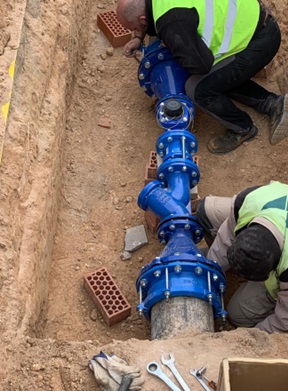 Millorem la xarxa d’aigua potable del nostre municipi amb la instal·lació de comptadors als dipòsits d’aigua i la implantació d’un sistema de telecontrol