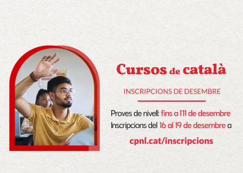 A Abrera apostem per la formació dels nostres veïns i veïnes! Durant el mes de desembre des de l'Oficina de Català d'Abrera obrirem el termini d’inscripció per a les classes del segon trimestre del curs 2025-2026