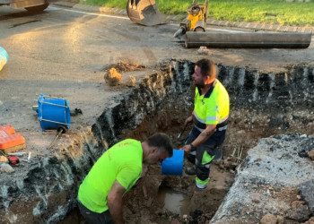 Restablert el subministrament d'aigua en tots els carrers del barri del Rebato d'Abrera