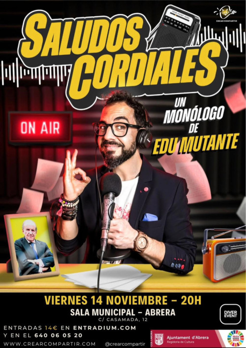 Crear Compartir - Monòleg 'Saludos Cordiales' d'Edu Mutante
