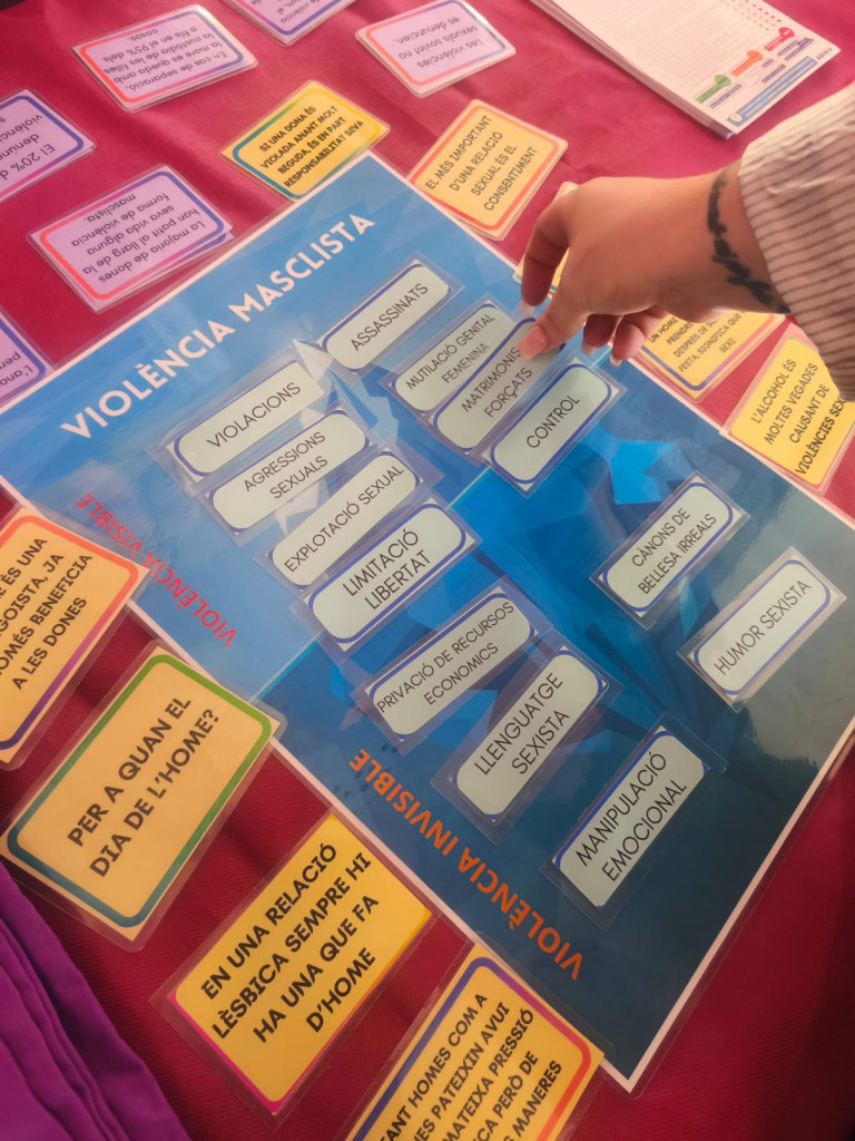 Dissabte 15 de novembre. Punt Lila al Mercat Municipal d'Abrera