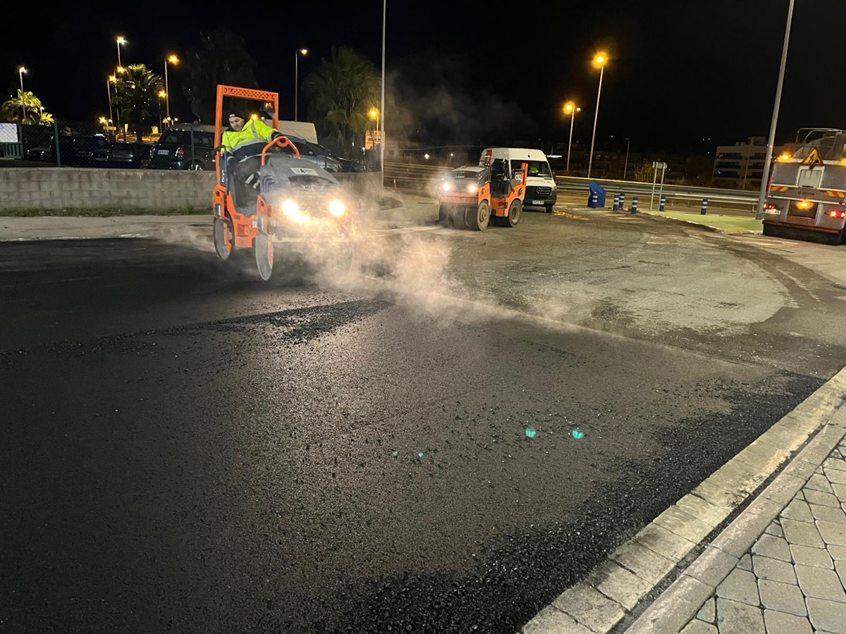 Duem a terme actuacions nocturnes d’asfaltatge i millora de la via pública per minimitzar les afectacions al trànsit