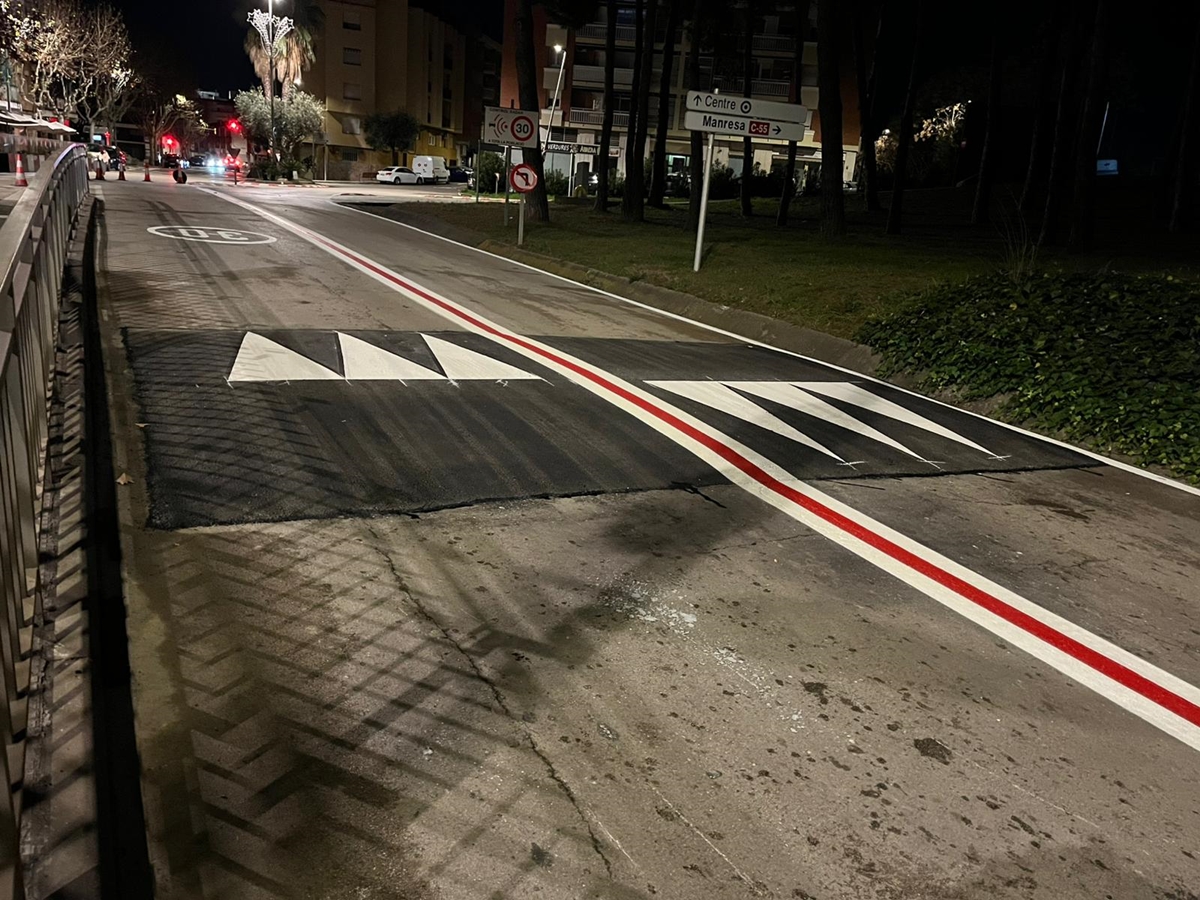 Duem a terme actuacions nocturnes d’asfaltatge i millora de la via pública per minimitzar les afectacions al trànsit