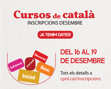 A Abrera apostem per la formació dels nostres veïns i veïnes! Durant el mes de desembre des de l'Oficina de Català d'Abrera obrirem el termini d’inscripció per a les classes del segon trimestre del curs 2025-2026