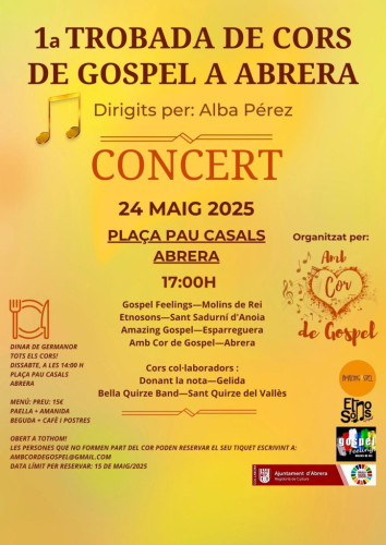 1a Trobada de cors de Gòspel d'Abrera