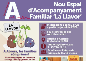 Famílies! Ja us podeu inscriure a l’espai d'acompanyament familiar 'La Llavor'