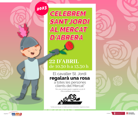 Celebrem Sant Jordi al Mercat d'Abrera
