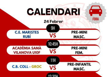 Partits Club Bàsquet Abrera 24-25 febrer 2024 3