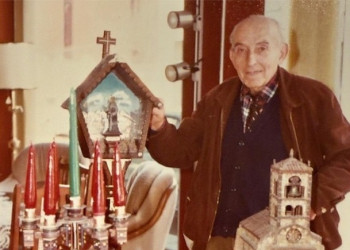 Incorporem al fons patrimonial d'Abrera una maqueta de l’Església de Sant Pere creada per Isidre Julià i Roig a finals del segle XX