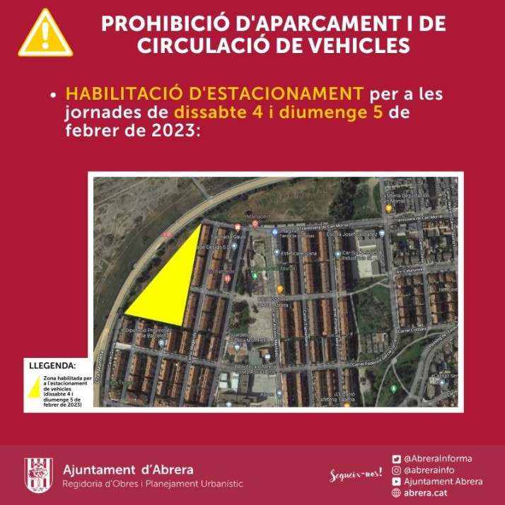 Prohibició d'aparcament i circulació Enduret i Cros Local i Comarcal - dissabte 4 i diumenge 5 de febrer de 2023