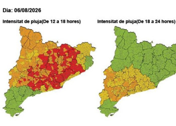 Consells de prevenció davant la previsió de pluges intenses que poden afectar Abrera i la comarca del Baix Llobregat aquest dijous 6 d'agost de 2026