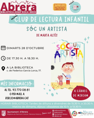 Atenció! La Biblioteca Josep Roca i Bros d'Abrera ha engegat el nou curs amb activitats per a tothom! Preneu nota! Us hi esperem!