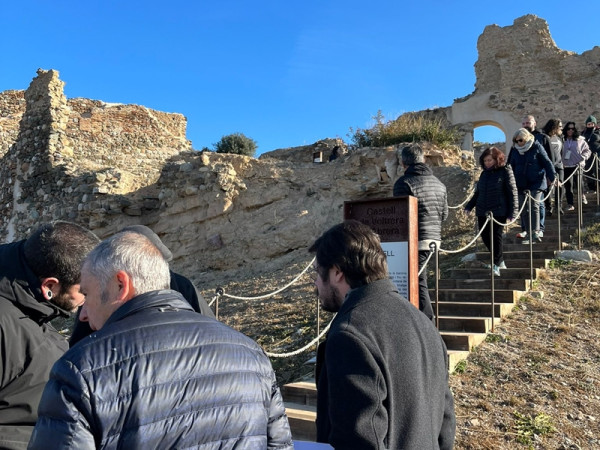 A Abrera gaudim del nostre patrimoni! Aquest dissabte 13 de gener hem assistit a la passejada patrimonial 'L’Abrera feudal: del Castell de Voltrera a Can Morral del Molí'