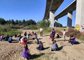 120 nens i nenes de 4t de primària de les tres escoles d'Abrera gaudeixen de la segona Jornada Interescolar