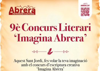 Cartell 9è Concurs literari 'Imagina Abrera' 2026