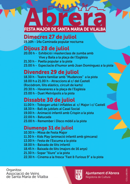Festa Major del barri de Santa Maria de Vilalba 2022