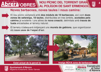 Iniciem les obres de la nova zona de pícnic i lleure de Sant Ermengol d’Abrera