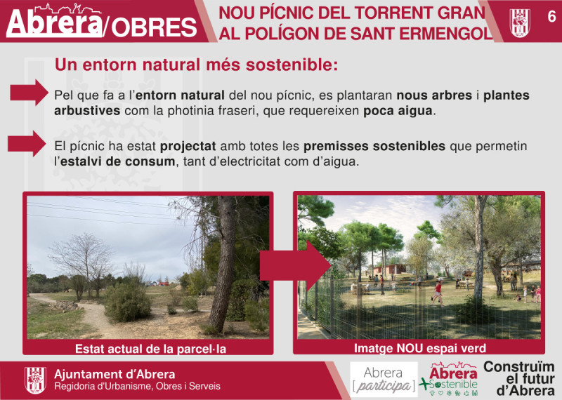 Iniciem les obres de la nova zona de pícnic i lleure de Sant Ermengol d’Abrera