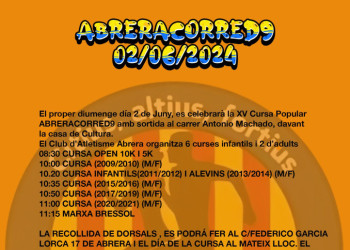 XV Cursa Abrera Corre D9 2024