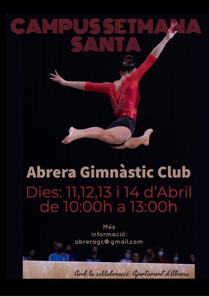 Abrera Gimnastic Club - Campus Setmana Santa 2022