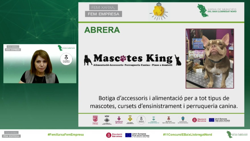 Acte telemàtic de lliurament de premis de l'11è Concurs d'Iniciatives Empresarials del Baix Llobregat Nord - Mascotes King