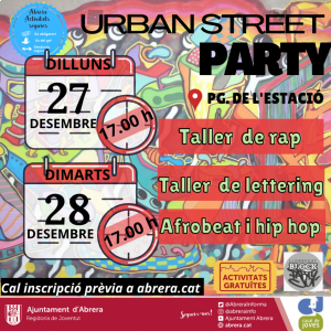 Activitats desembre 2021 Servei de Joventut - Urban Street Party 01.png