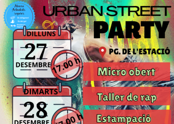 Activitats desembre 2021 Servei de Joventut - Urban Street Party 02
