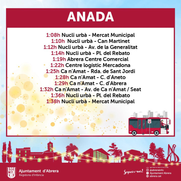 Servei de Bus Gratuït de Cap d'Any