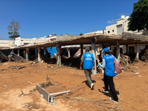 Ajut humanitari a Líbia. Foto: ACNUR