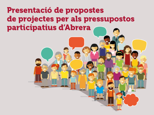 Presentació de propostes de projectes per als pressupostos participatius d'Abrera