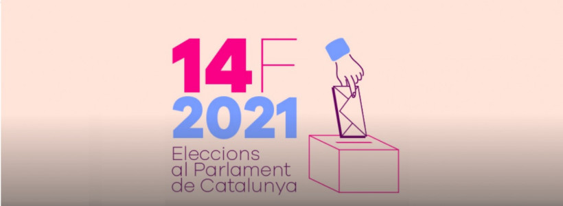 BANNER ELECCIONS PARLAMENT CATALUNYA 14 FEBRER 2021