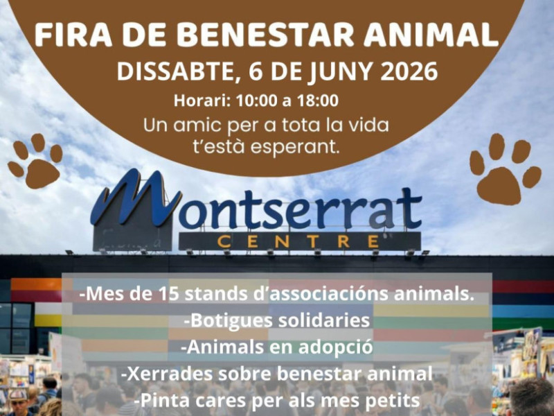 Fira de Benestar Animal. Dissabte 6 de juny