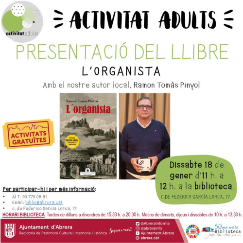 Biblioteca Josep Roca i Bros - 18 Gener 2025 - Presentació llibre
