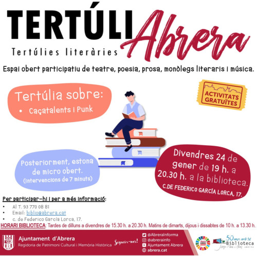 Biblioteca Josep Roca i Bros - 24 Gener 2025 - Tertúliabrera