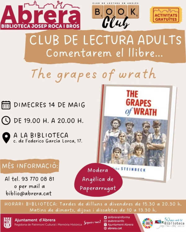 Biblioteca Josep Roca i Bros - Maig 2025 - Club adults.jpg
