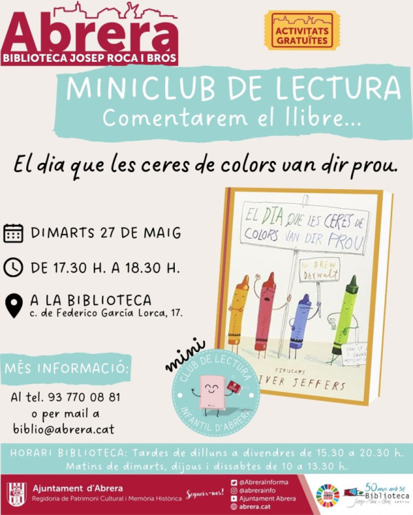 Biblioteca Josep Roca i Bros - Maig 2025 - Miniclub.jpg