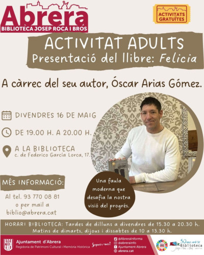 Biblioteca Josep Roca i Bros - Maig 2025 - Presentació llibre
