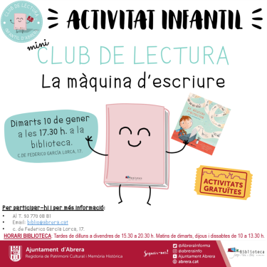 Biblioteca Josep Roca i Bros - Mini Club de Lectura dimarts 10 de gener 2023.png