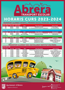 Transport Bus Escolar 2023-2024